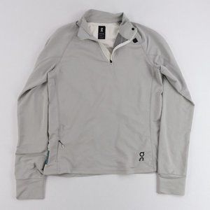 ON Running Women’s Clima-Shirt Size L Gray Pullover Running Activewear $175